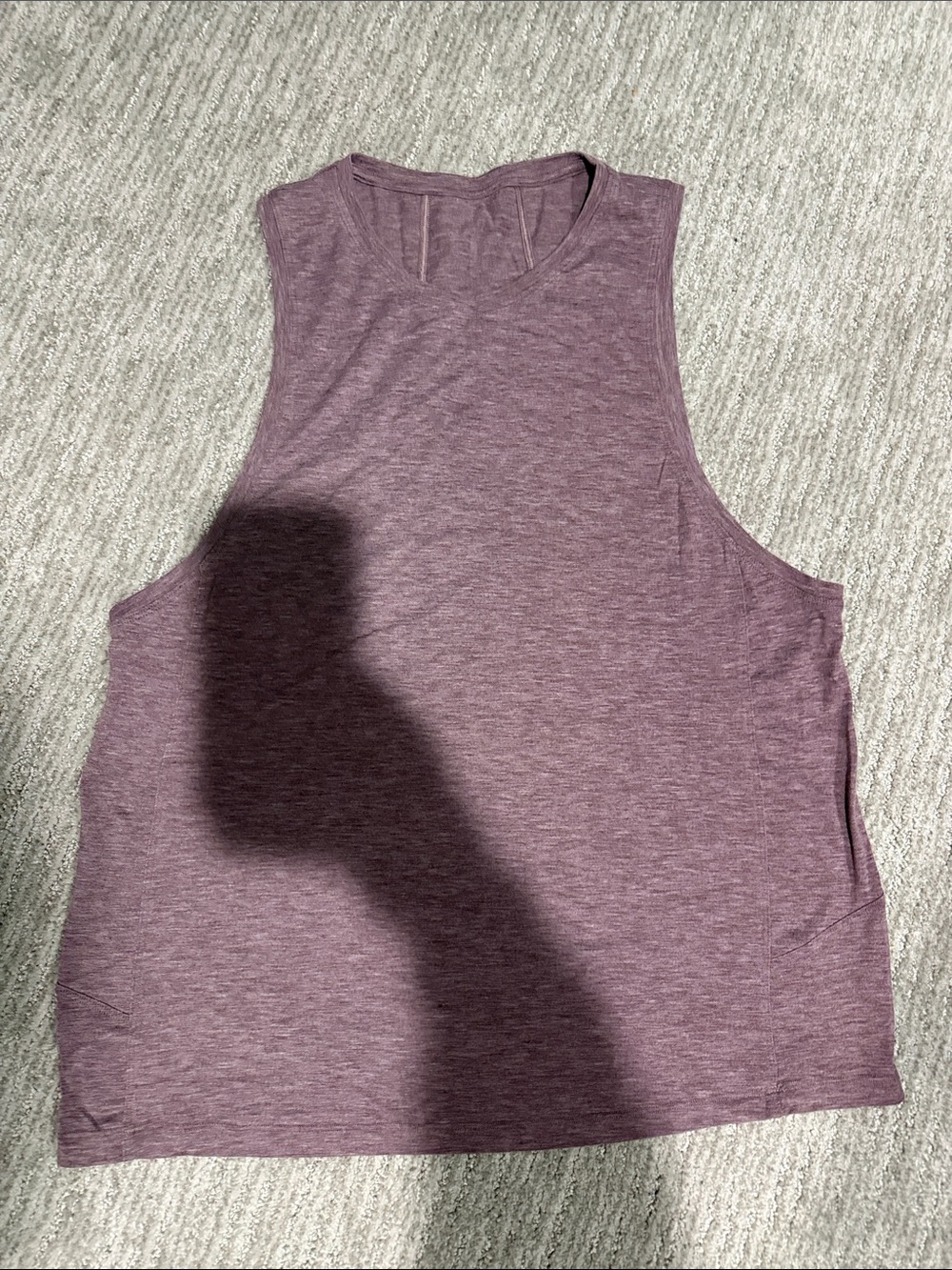 lululemon athletica Sleeveless Muscle Tank Top in Plum Heather